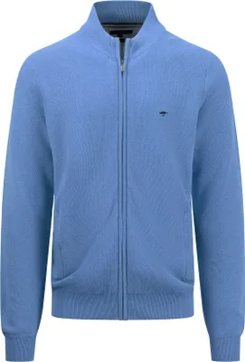 Produktbild von Fynch-Hatton Cardigan-Zip, Structure crystal blue L