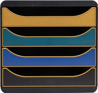 Image de Exacompta Module de classement Big Box 4 tiroirs Neo Deco assort. 310505D