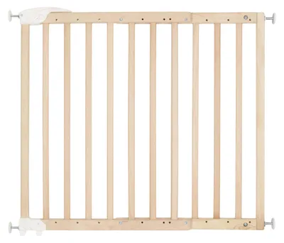 Immagine prodotto di Badabulle Deco Pop paraporta/cancello per scale - colore naturale, fissaggio a vite o a pressione (63,5-106 cm) - B025224