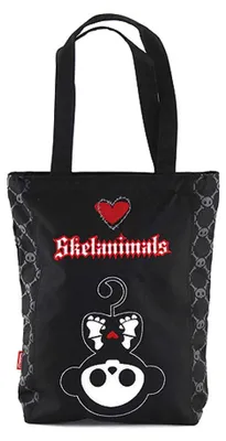 Productafbeelding van Target Shopping Bag Skelanimals Strandtas, 35 cm, zwart (Nero)