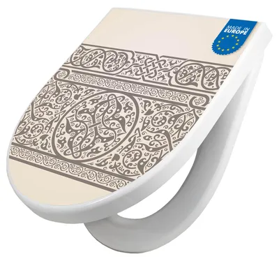 Produktbild von WC Sitz mit Absenkautomatik D Form Motiv Keltischer Knoten [TDW3 11326]