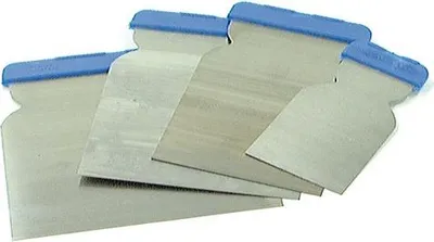 Produktbild von Japanspachtel-Satz 4-teilig, 5-8-10-12 cm, Kohlenstoffstahl