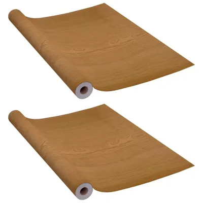 Obrázok produktu pre vidaXL Samolepiace fólie na dvere 2 ks. Svetlý dub 210 x 90 cm PVC
