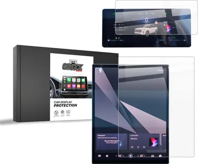 Produktbild von Keramische Autodisplayfolie 2in1 für Jaecoo J7 13,2" (2024-2025), Grizz Protector