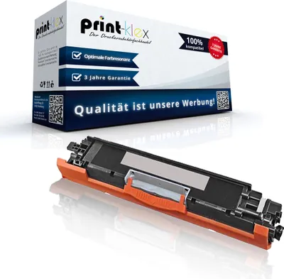 A product box and a toner cartridge are displayed against a white background.