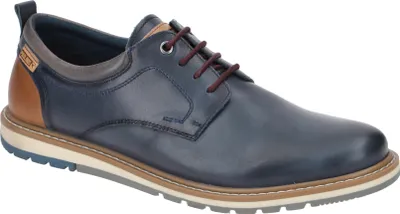 Produktbild von Pikolinos BERNA Herrenschuhe - bequeme Schnür Halbschuhe blau Elegant NEU