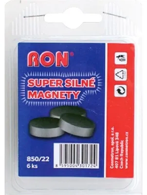 Obrázek produktu pro 850/22 super silné magnety, 6 ks