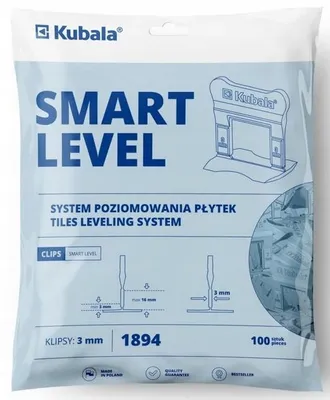 Image de Kubala SMART LEVEL Pinces de nivellement carrelage 3mm 500 pièces