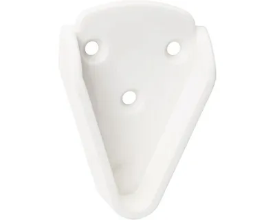 Obrázek produktu pro Walteco Držák šatní tyče průměr 20/25mm, plast, bílý, 2 ks