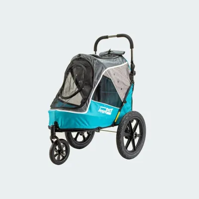 Produktbild von InnoPet® Hundebuggy/Fahrradanhänger "Sporty Trailer Evolution" blau - IPS-057/B - Ocean Blue