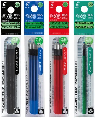 Produktbild von Nachfüllpatronen für Kugelschreiber FriXion Ball 4 – Vierfarbiger Stift – 0,5 mm