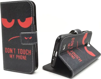 Produktbild von Handyhülle Tasche für Handy Samsung Galaxy S4 Dont Touch Rot