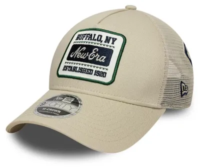 Produktbild von New Era A-Frame Trucker Cap Multi Patch Buffalo NY beige