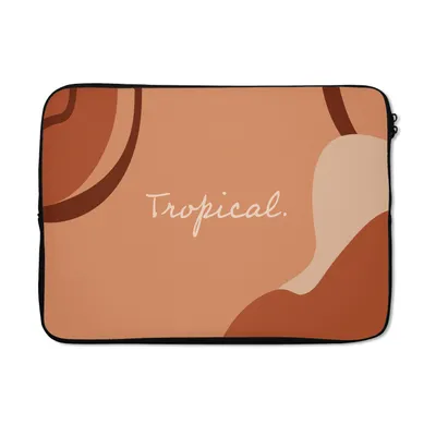 Produktbild von MuchoWow® Laptop Hülle 13 Zoll Sommer - Tropisch - Zitate Laptoptasche - Laptophülle - Sleeve - Rundumschutz