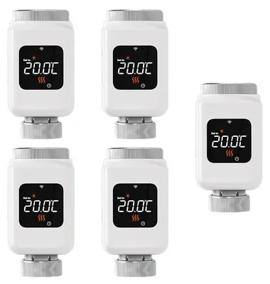 Produktbild von Heizkörperthermostat, Fernbedienung, Sprachsteuerung, 5PCS