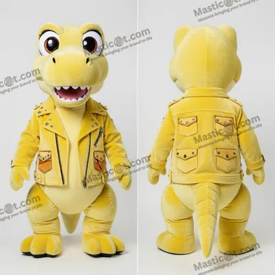 Produktbild von Lemonengelber MASTICOT Cartoon-T-Rex-Maskottchen