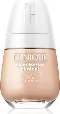 Productafbeelding van Clinique Even Better Clinical Serum Foundation SPF20, pompflacon, vloeibare foundation, geschikt voor gemengde en vette huid, mat, 30 ml