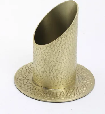 Produktbild von Mega-Leuchter, Langkerzen Kerzenleuchter, für Kerzendurchmesser 4 cm Gold matt