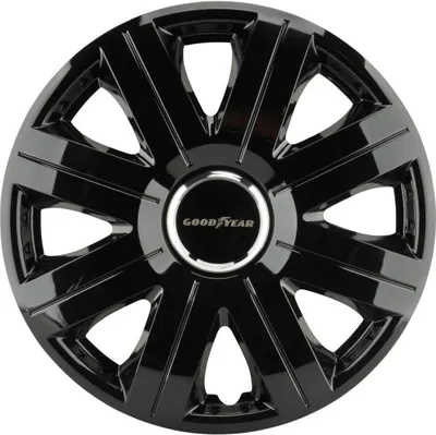 Produktbild von Goodyear Radzierblende Flexo 40 cm (16 Zoll) schwarz Chromring 4 Stück