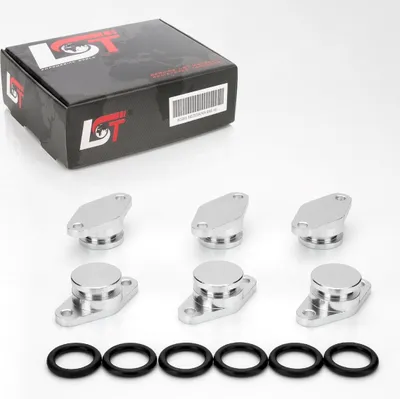 Produktbild von Drallklappe Set 6x 22mm Alu Swirl Flaps mit O-Ring Ansaugbrücke für Opel für BMW