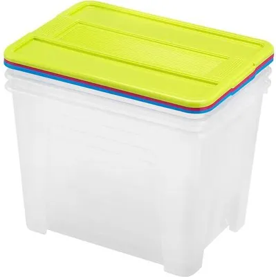 Obrázek produktu pro Heidrun 37235, Skladovací krabice, Průhledná, Obdélníkový, Plast, Jednobarevný, Plast