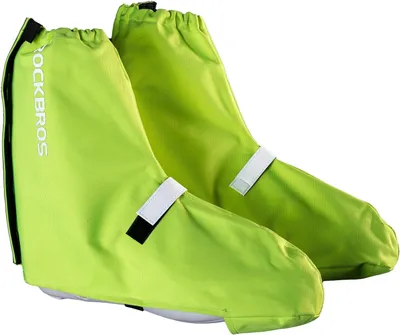Immagine prodotto di ROCKBROS Copriscarpe Antivento Leggero Antiscivolo Copriscarpe da pioggia Copriscarpe MTB Verde M