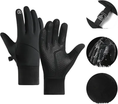 Produktbild von INF Outdoor-Sport-Radhandschuhe Schwarz L
