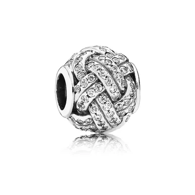 Produktbild von Pandora 791537CZ Charm Funkelnder Liebesknoten