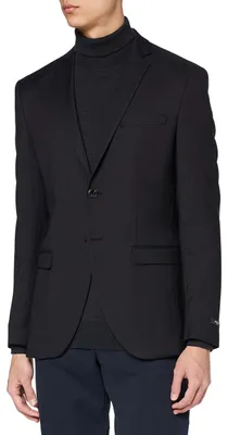 Image de Jack & Jones 12141107, Matières : Élasthanne, polyester, laine. Couleur : noir