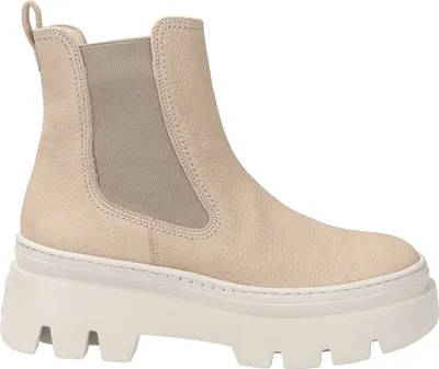 Produktbild von Paul Green Super Soft Chelsea-Boots - Beige Veloursleder Größe: 41 Normal