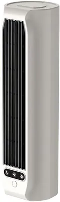 Image de Ventilateur de table électrique - Sans fil - USB - Oscillant - Blanc - Chambre/Bureau - 6*8*27 cm