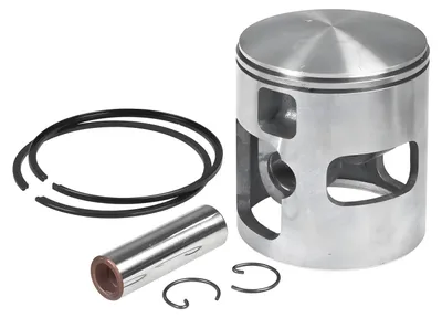 Zdjęcie produktu dla Komplet tłokowy Polini o pojemności 207 ccm, średnica 68,8 mm, przeznaczony do skuterów Vespa PX 200, silnik dwusuwowy VSX1T