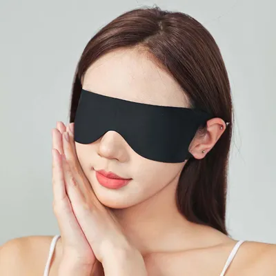 Produktbild von INF Total Blackout Schlafmaske - Null Druck, Atmungsaktiv & Bequem Schwarz XL