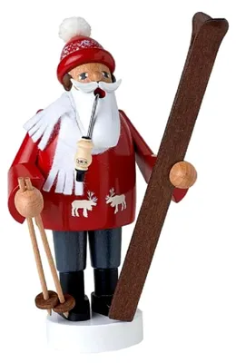 Produktbild von Räuchermännchen Skifahrer, 19 cm