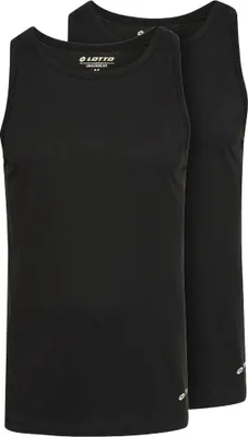 Produktbild von M|LOTTO Herren Unterhemden Tank Top 2er-Pack schwarz 39510718