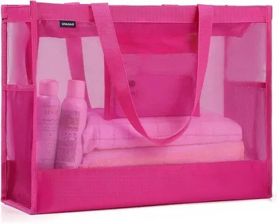 Produktbild von Riesige rosa XXL Strandtasche leicht und aufvouwbar