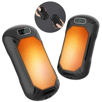 Produktbild von Handwärmer, Wiederaufladbare Handwärmer, Ein Paar elektrische Handwärmer, tragbarer, wiederverwendbarer Taschenwärmer, 3 Heizstufen, Geschenkideen