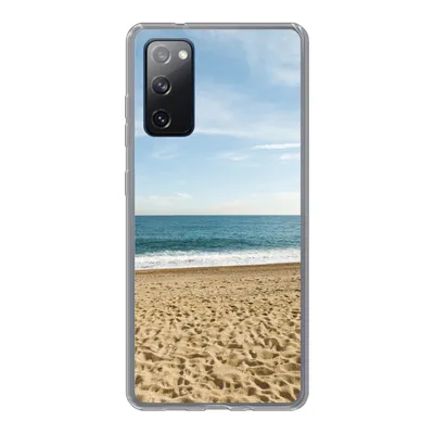Produktbild von MuchoWow® Handyhülle Schutzhülle Hülle für Samsung Galaxy S20 FE Strand - Sand - Meer Silikon Softcase Handy Hülle - Abdeckung
