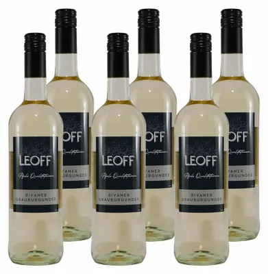 Produktbild von Leoff Rivaner Grauburgunder QbA -trocken- (6 x 0,75L)