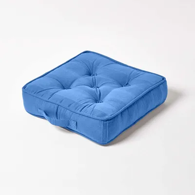 Obrázek produktu pro HOMESCAPES Polštář na sedadlo Polštář na židli Rajput blue