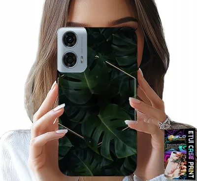 Obrázek produktu pro Pouzdro pro Motorola Moto G35 – elegantní listy, módní vzory na pouzdře