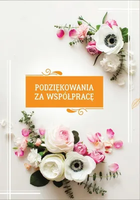 Produktbild von Kartka okolicznościowa Podziękowania za współpracę