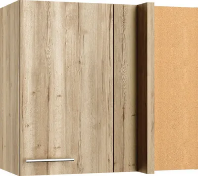 Produktbild von Optifit Eckhängeschrank Erik290 BxTxH 85 x 34,9 x 70,4 cm wildeiche strukturiert matt zerlegt Anschlag reversibel KFER O
