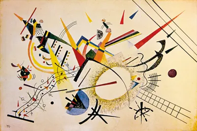 Obrázek produktu pro Wassily Kandinsky umělecký obraz - Kompozice, 1922 (80 x 120 cm)