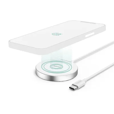 Produktbild von Hama MagCharge FC15, Drinnen, USB, Kabelloses Aufladen, Weiß