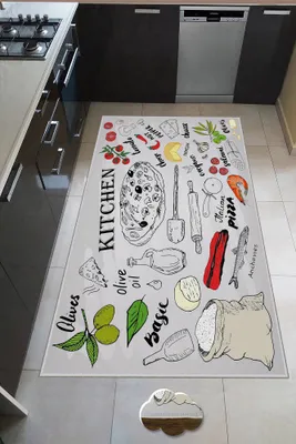Produktbild von Conceptum Hypnose, WOOKECE234- WOOKECE234HFT, Bunt, Teppich, 50 x 80 cm, 100% POLYESTER