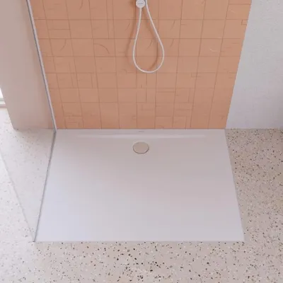 Productafbeelding van Kaldewei SUPERPLAN ZERO douchebak, model 1522-1, afmetingen 80 x 90 cm, met Secure Plus
