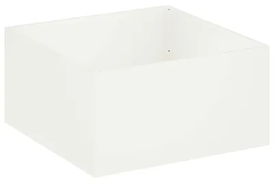 Produktbild von vidaXL Garten-Pflanzgefäß Weiß 60 x 60 x 40 cm Kaltgewalzter Stahl