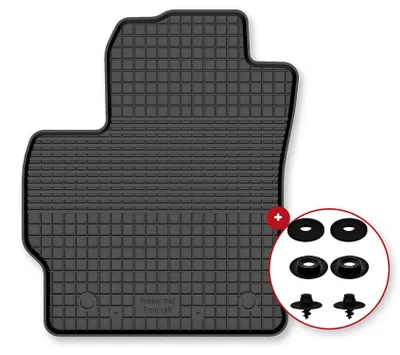 Immagine prodotto di Tappetino conducente gomma per Toyota Corolla E21 2019- con clip