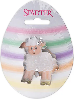 Produktbild von Städter - Premium Ausstechform - Lämmchen 6 cm - Einzigartiger Ausstecher - Perfekt für Kreative Backkreationen für Ostern